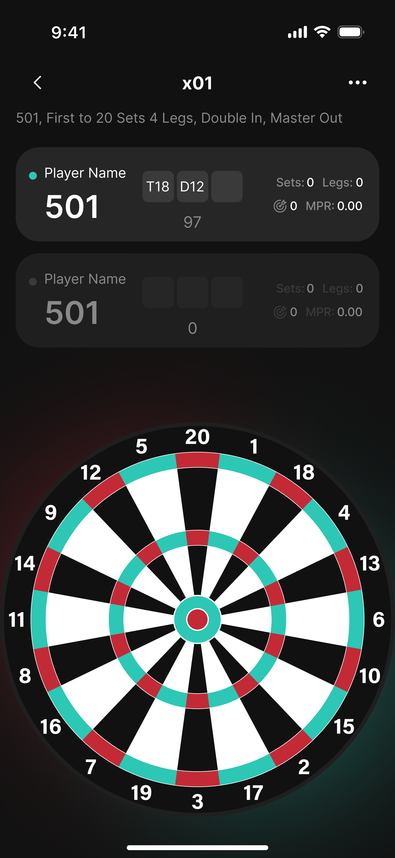 Dart Scoreboard App Showcase