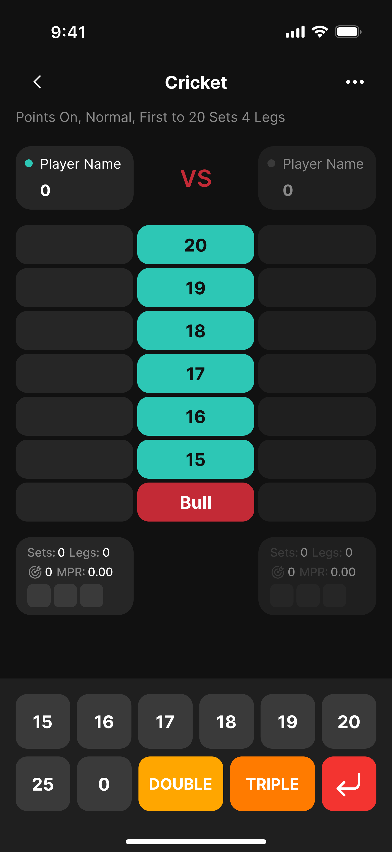 Scoring Interface